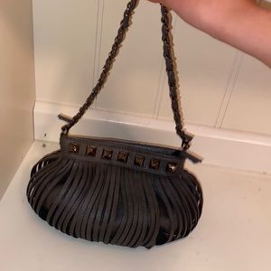 Cute grey mini purse with plenty of storage